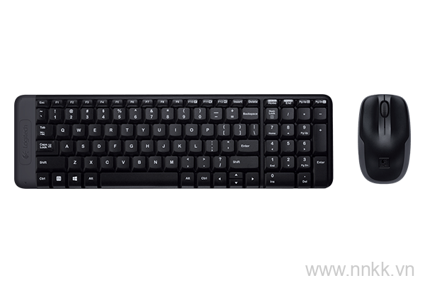 Bộ bàn phím và chuột không dây Logitech MK220