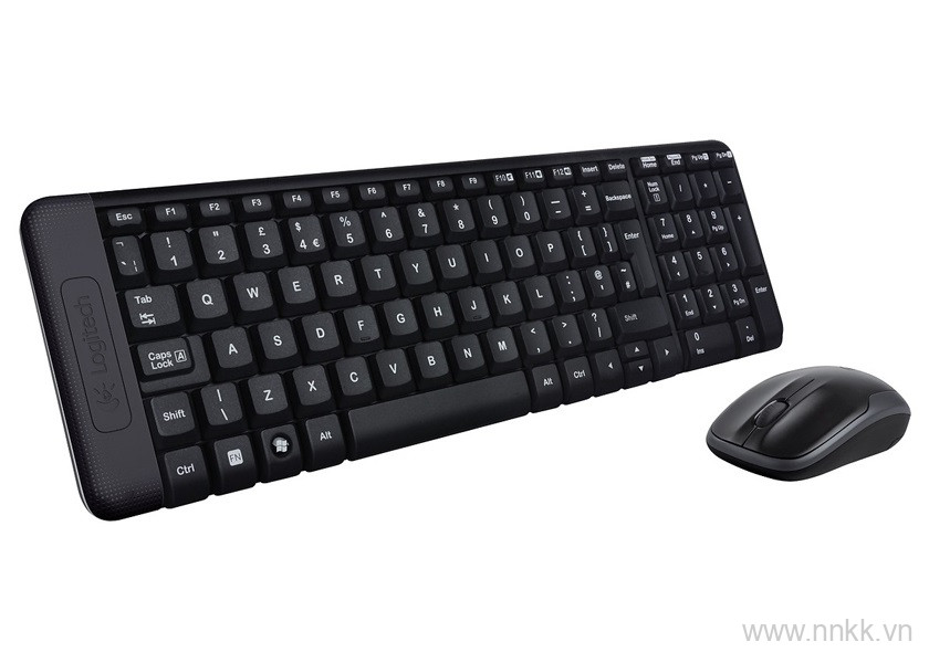 Bộ bàn phím và chuột không dây Logitech MK220