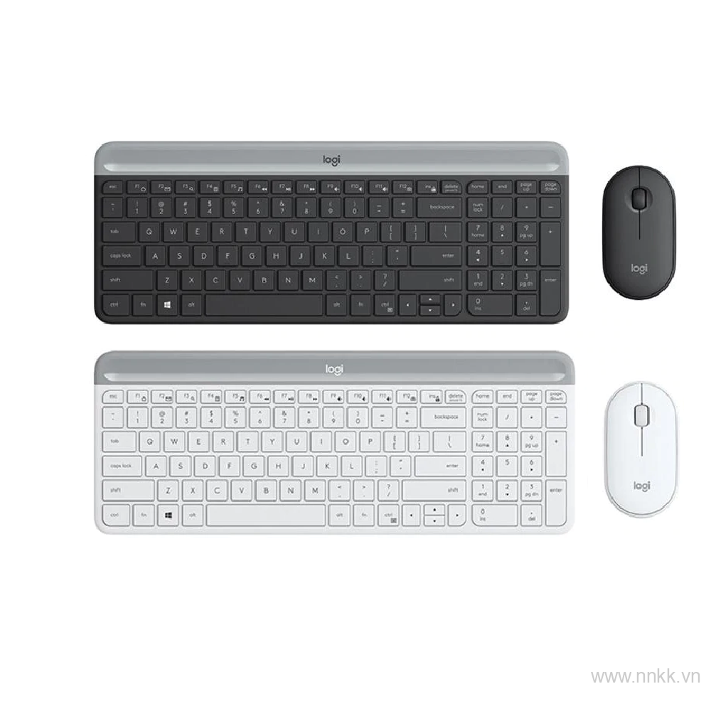 Bộ bàn phím và chuột không dây Logitech MK470