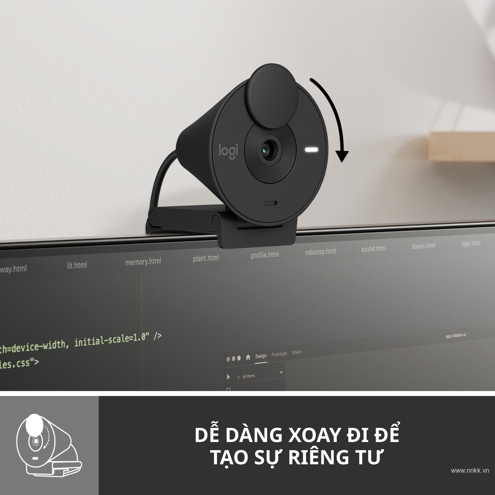 Webcam Logitech Brio 300 1080p full HD