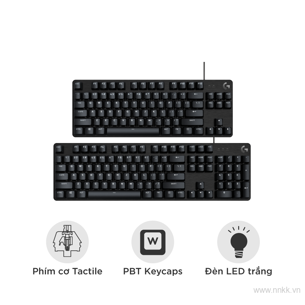 Bàn phím cơ Logitech G413 SE TKL Tactile