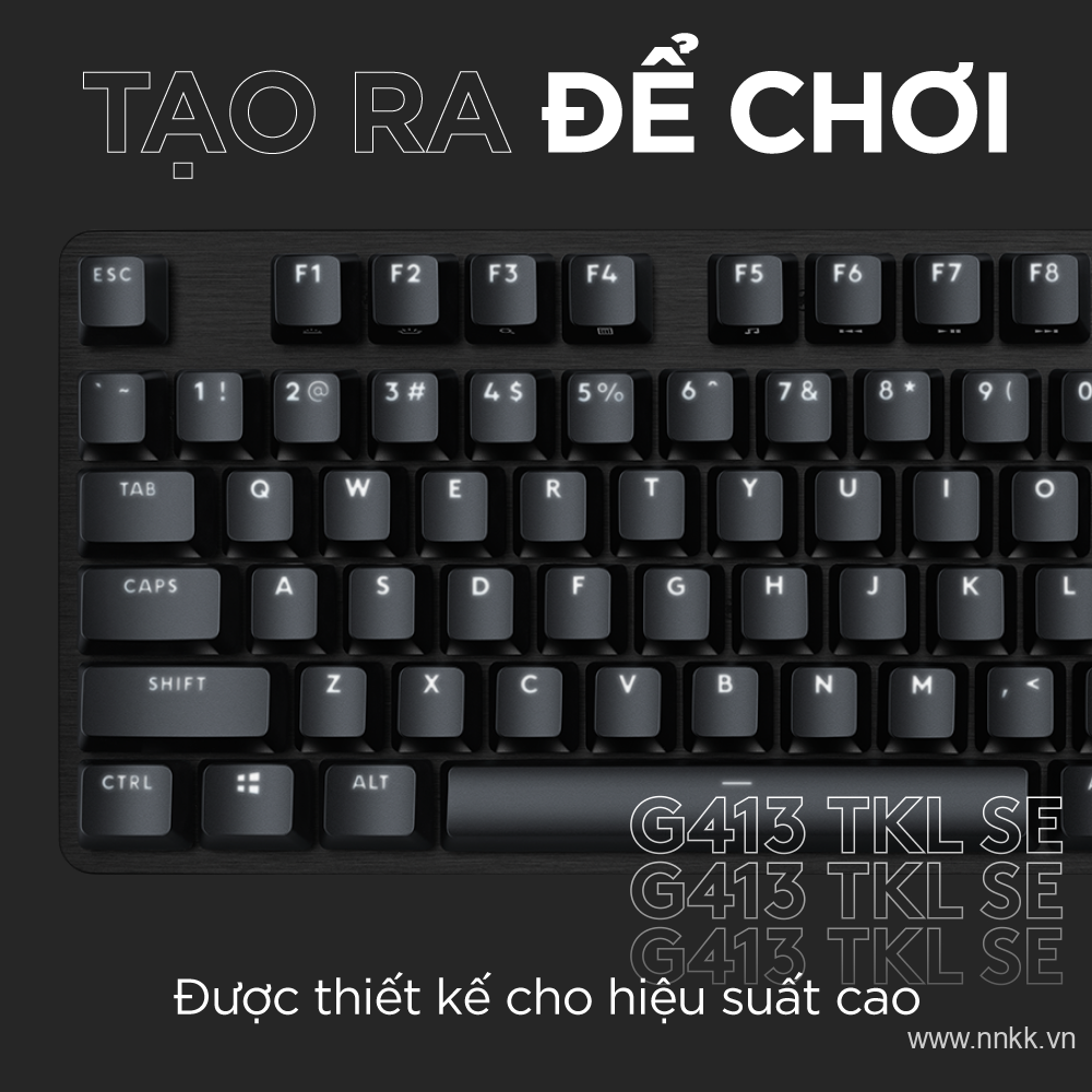 Bàn phím cơ Logitech G413 SE TKL Tactile