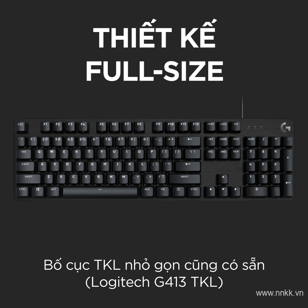 Bàn phím cơ Logitech G413 SE TKL Tactile