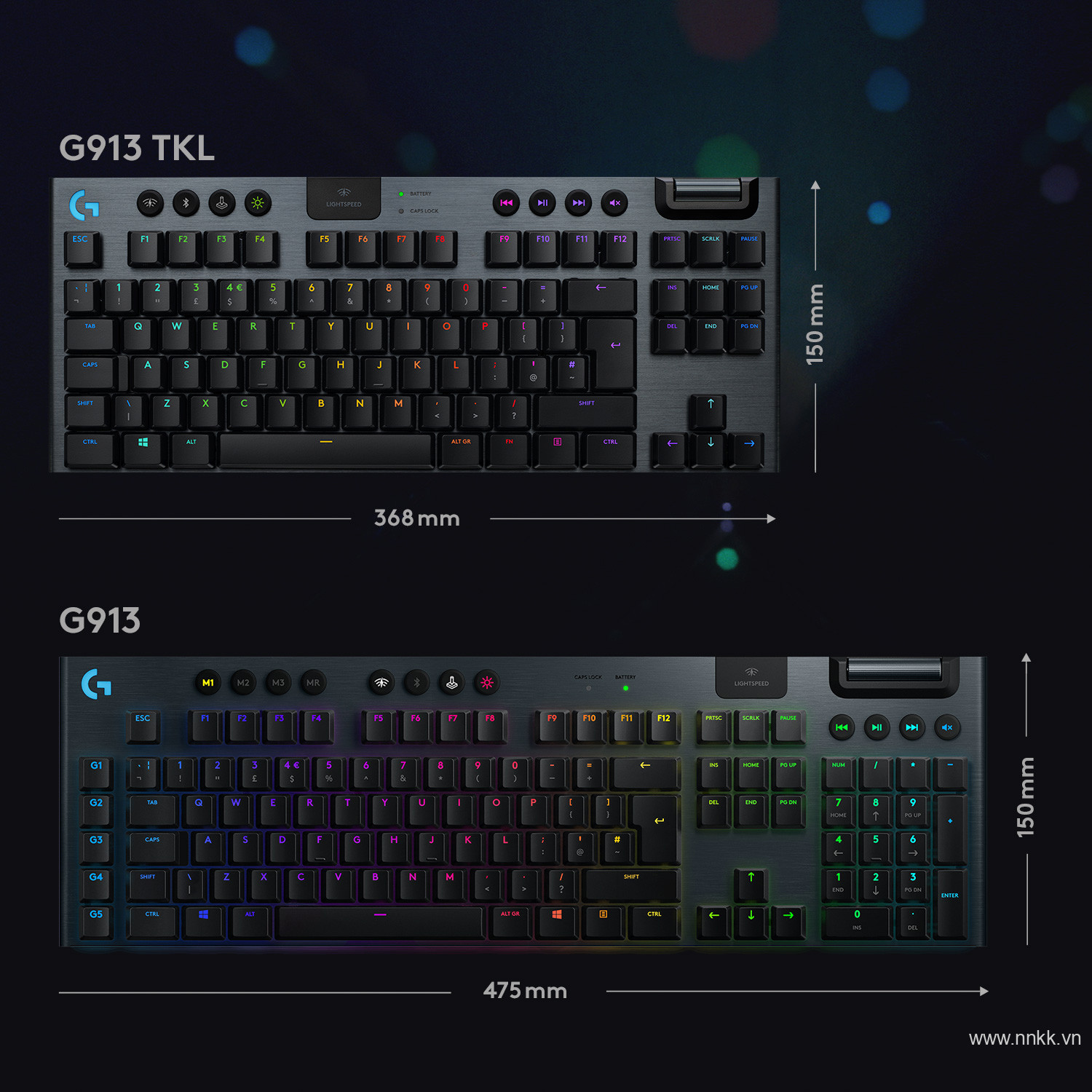 Bàn phím Logitech G913 TKL HARPY LINEAR RGB Gaming (920-009523)