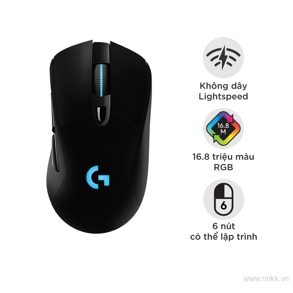 Chuột chơi game Logitech G703 Hero Lightspeed Wireless Gaming (910-005642)