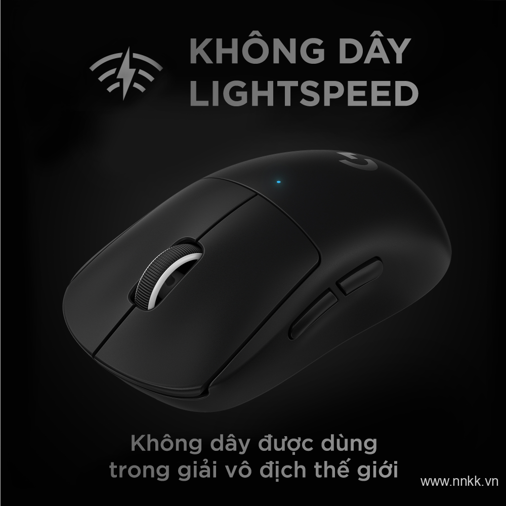 Chuột không dây Logitech Pro X Superlight, màu đen(910-005882)