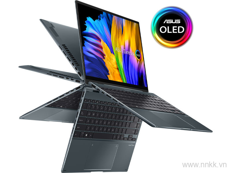 Laptop Asus ZenBook UP5401ZA-KN005W (i5 12500H/8GB RAM/512GB SSD/14 Oled Cảm ứng/Win11/Cáp/Túi/Xám)