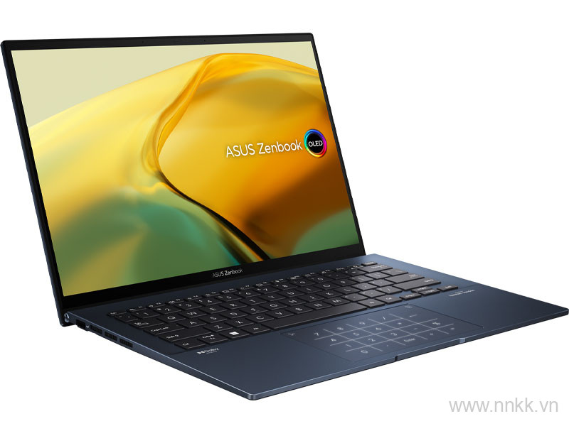 Laptop Asus ZenBook UX3402ZA-KM221W (i7 1260P/16GB RAM/512GB SSD/14 Oled/Win11/Cáp/Túi/Xanh)