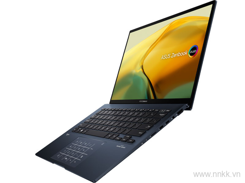 Laptop Asus ZenBook UX3402ZA-KM221W (i7 1260P/16GB RAM/512GB SSD/14 Oled/Win11/Cáp/Túi/Xanh)