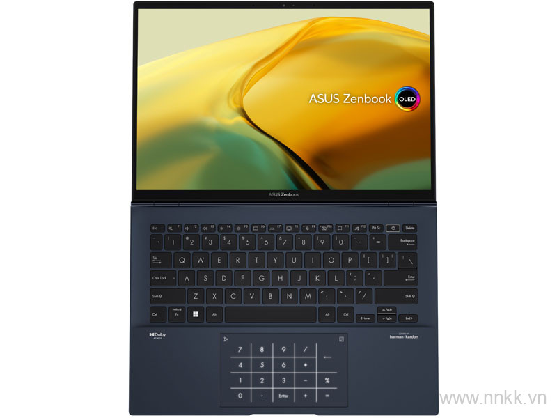 Laptop Asus ZenBook UX3402ZA-KM218W (i5 1240P/8GB RAM/512GB SSD/14 Oled/Win11/Cáp/Túi/Xanh)