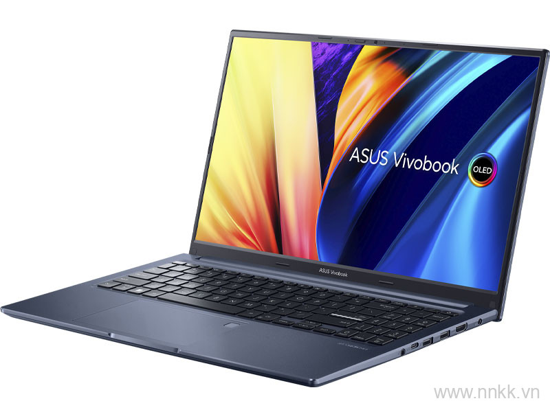 Laptop Asus VivoBook A1503ZA-L1422W (i5 12500H/8GB RAM/512GB SSD/15.6 Oled/Win11/Xanh/Balo)