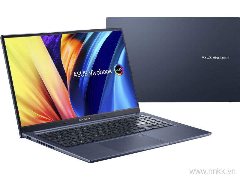 Laptop Asus VivoBook A1503ZA-L1422W (i5 12500H/8GB RAM/512GB SSD/15.6 Oled/Win11/Xanh/Balo)