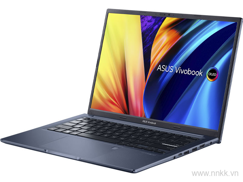 Laptop Asus VivoBook A1403ZA-KM161W (i5 12500H/8GB RAM/256GB SSD/14 2.8k Oled/Win11/Xanh)