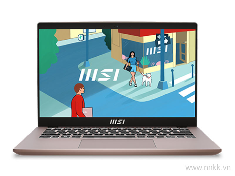 Laptop MSI Modern 14 C13M 612VN (Intel Core i5-1335U | 16GB | 512GB | Intel Iris Xe | 14 inch FHD | Win 11 | Beige Rose)