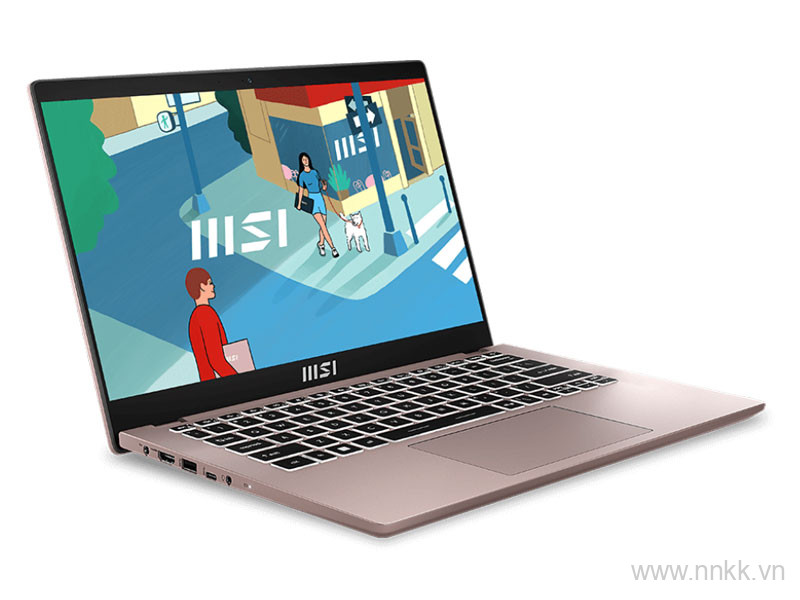 Laptop MSI Modern 14 C13M 612VN (Intel Core i5-1335U | 16GB | 512GB | Intel Iris Xe | 14 inch FHD | Win 11 | Beige Rose)