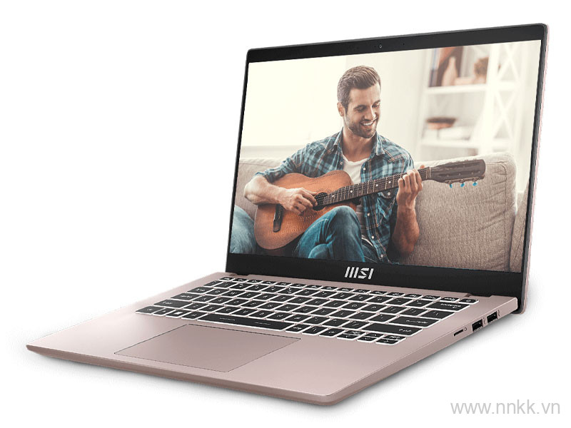 Laptop MSI Modern 14 C13M 612VN (Intel Core i5-1335U | 16GB | 512GB | Intel Iris Xe | 14 inch FHD | Win 11 | Beige Rose)