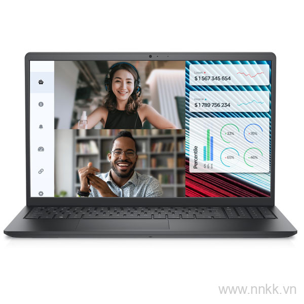 Laptop Dell Vostro 3520 V5I3614W1 (Core i3 1215U/ 8GB/ 256GB SSD/ Intel UHD Graphics/ 15.6inch Full HD/ Windows 11 Home + Office Student/ Carbon Black/ Vỏ nhựa/ 1 Year)