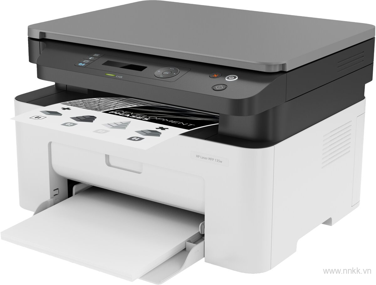 Máy in đa chức năng HP LaserJet MFP 135w Printer, 1Y WTY_4ZB83A