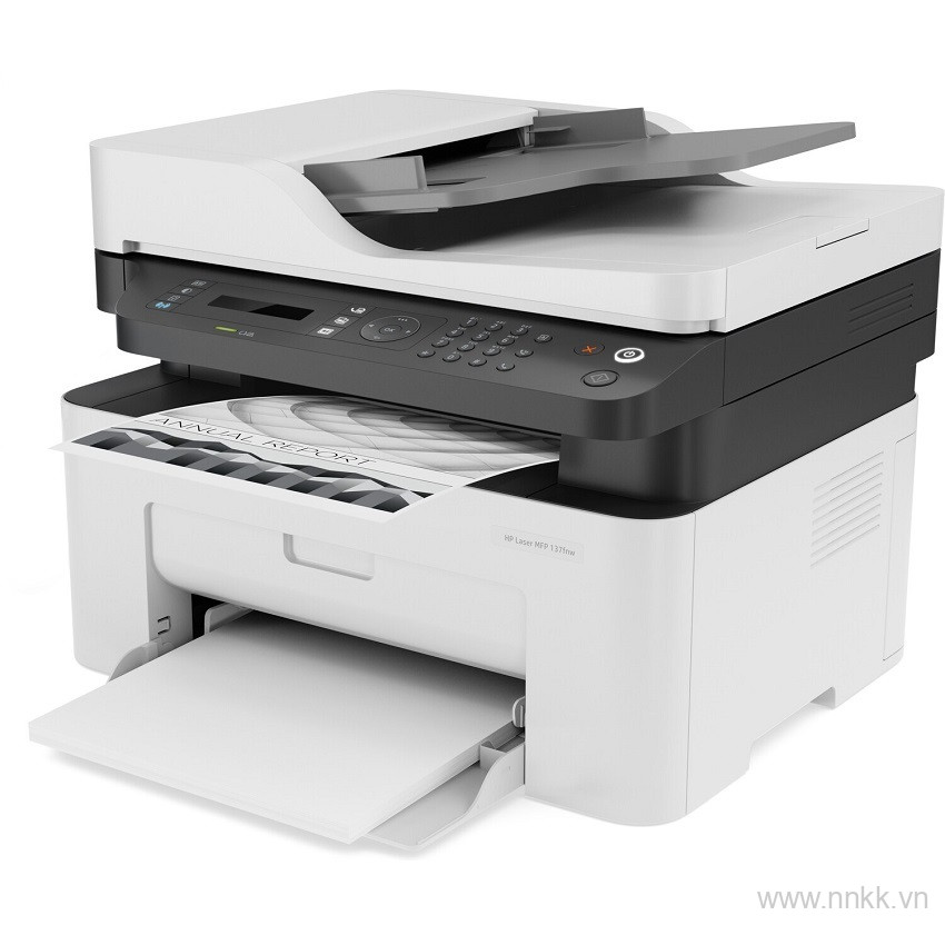 Máy in đa chức năng HP LaserJet MFP 137fnw Printer, 1Y WTY_4ZB84A