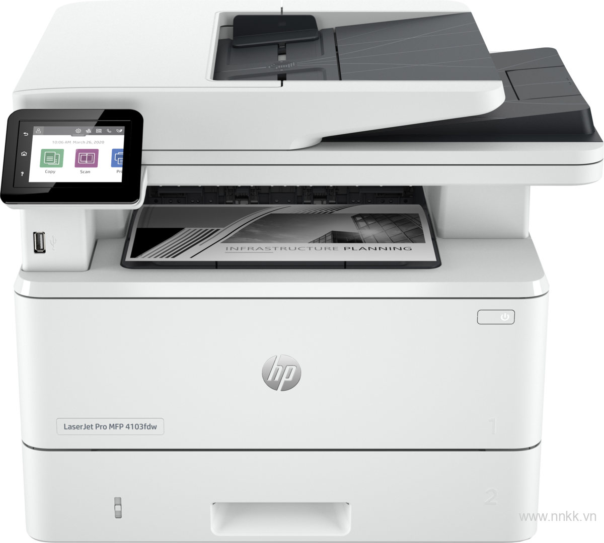 Máy in đa chức năng HP LaserJet Pro MFP 4103fdn,3Y WTY_2Z628A