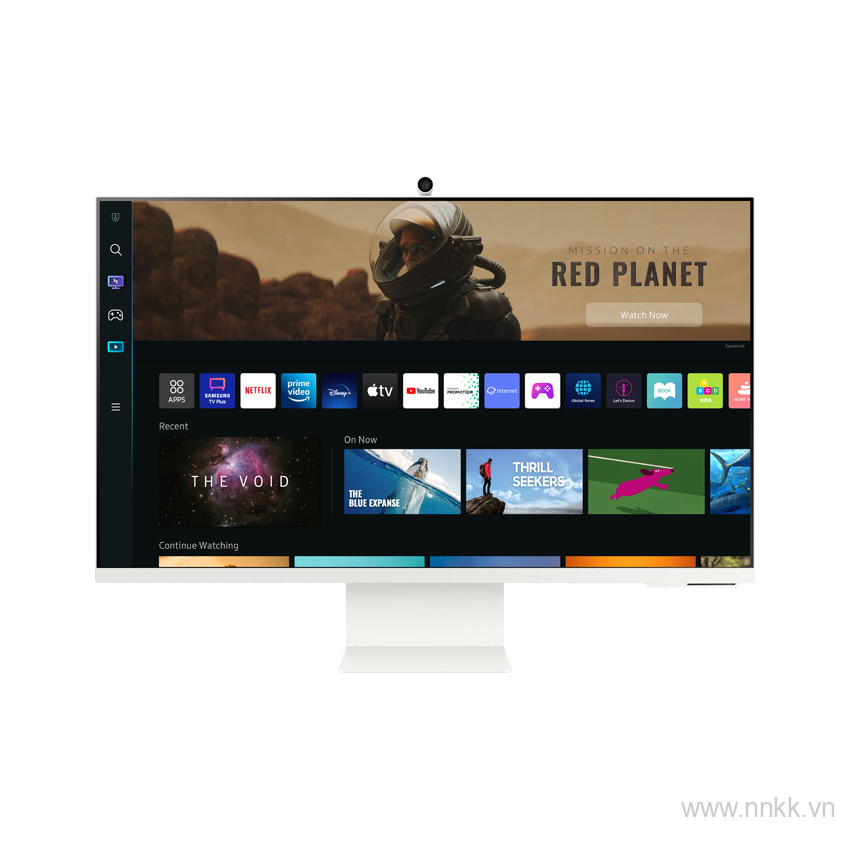 Màn hình thông minh Samsung LS32BM801UEXXV Workspace (31.5 inch/UHD/VA/60Hz/4ms/400 nits/mHDMI+USBC+Wifi+Bluetooth/Loa/Camera/Remote)