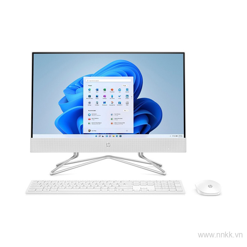HP AIO 22-df1043d i5-1135G7, Ram 8GD4, 256GSSD -Monitor  21.5FHD Màu trắng