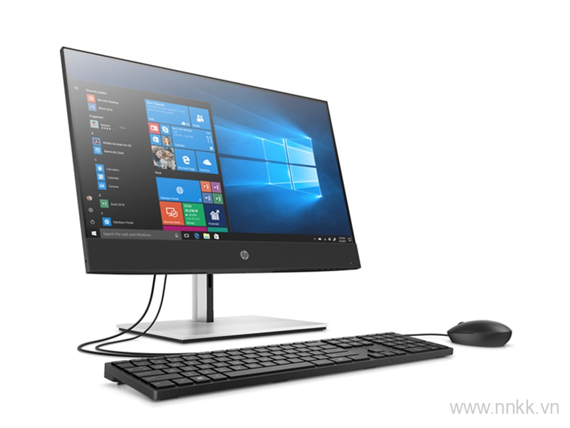 HP ProOne 400G6 AIO i3-10100(4*3.6), Ram 4GD4, 256GSSD -Monitor 23.8FHD