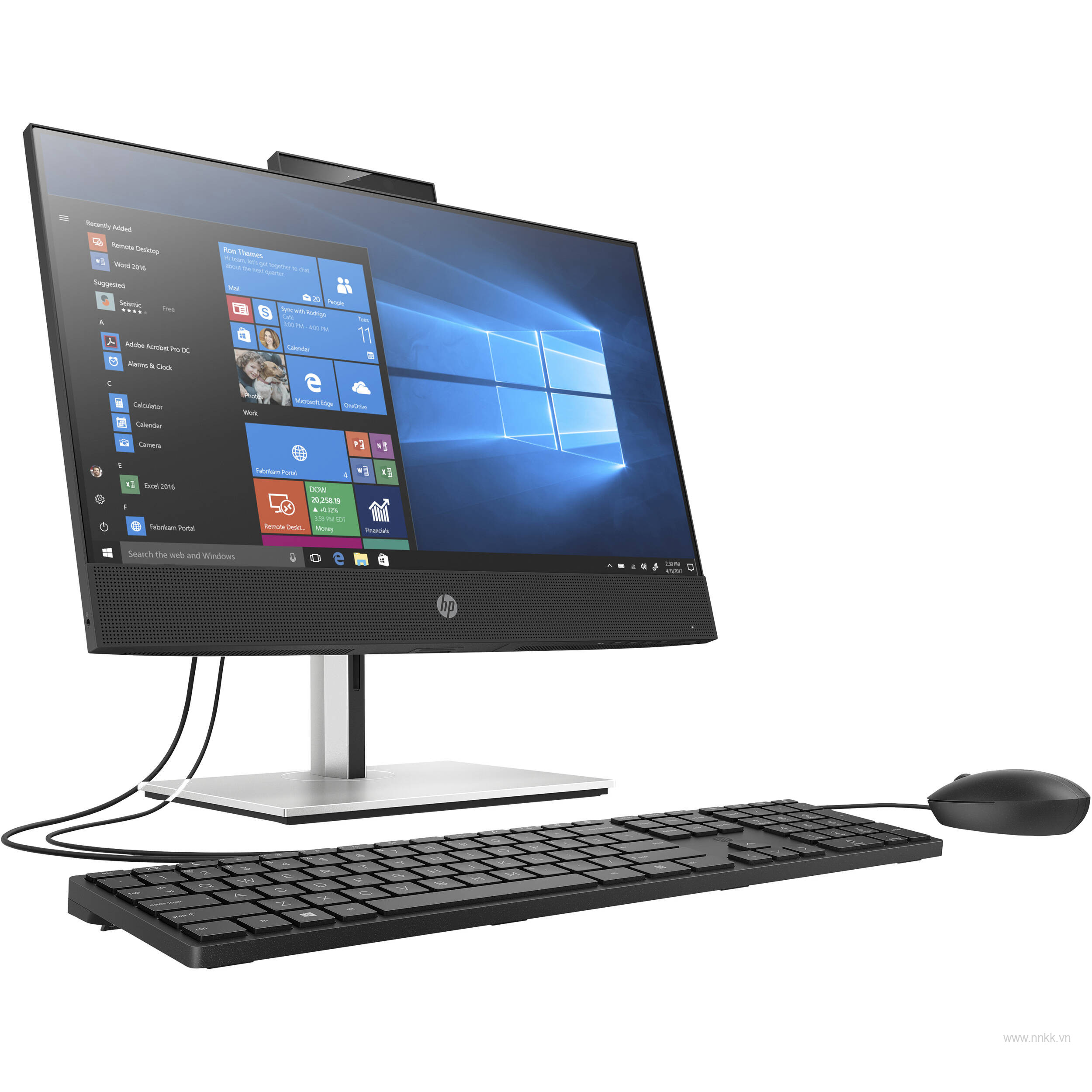 HP ProOne 400G6 AIO i5-10500(6*3.1) Ram 8GD4, 256GSSD - Monitor 23.8FHD_231F2PA