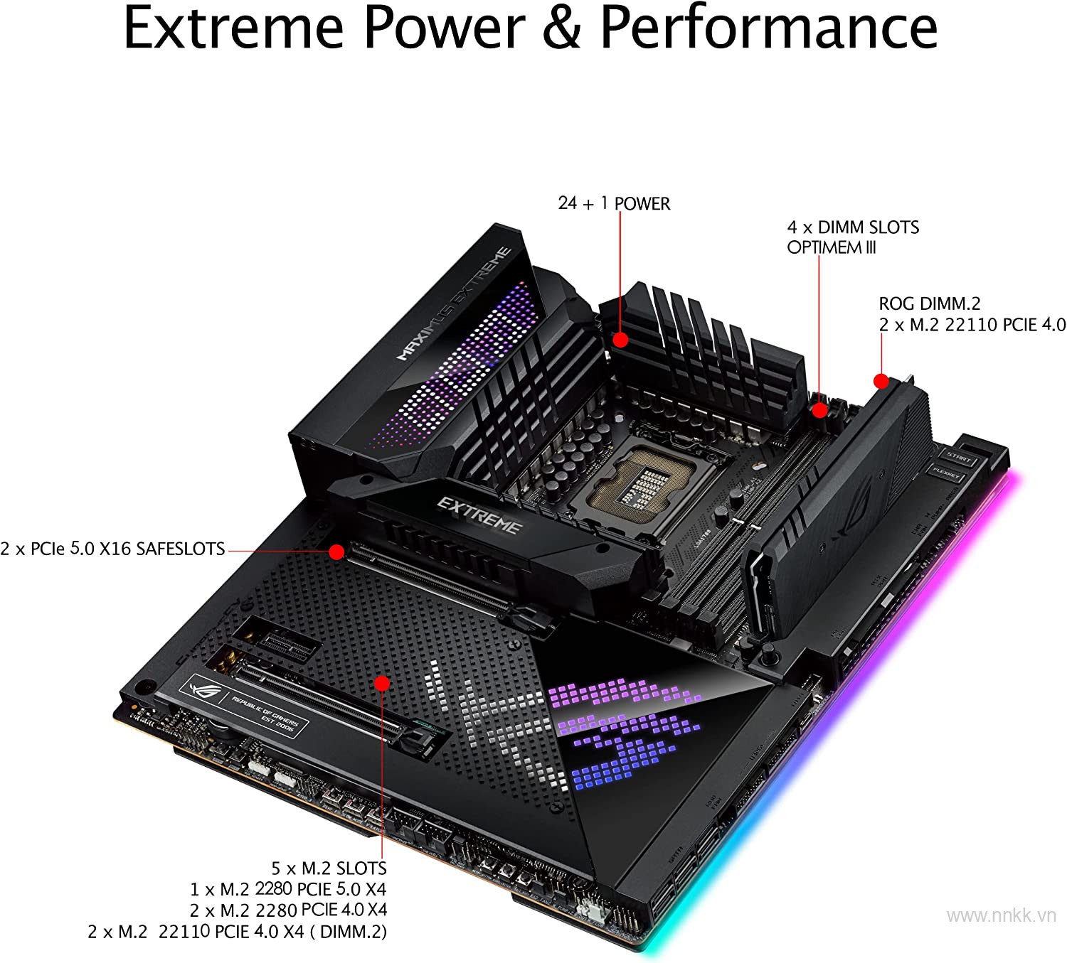 Mainboard ASUS ROG MAXIMUS Z790 EXTREME