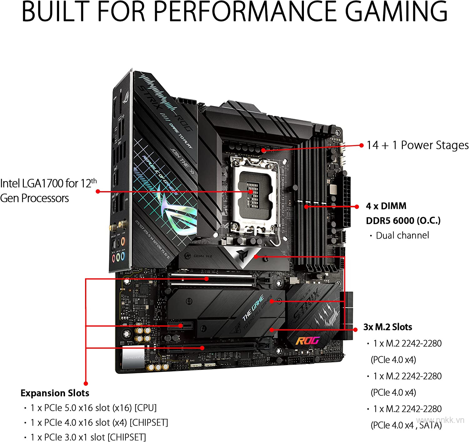 Mainboard ASUS ROG STRIX Z690-G GAMING WIFI