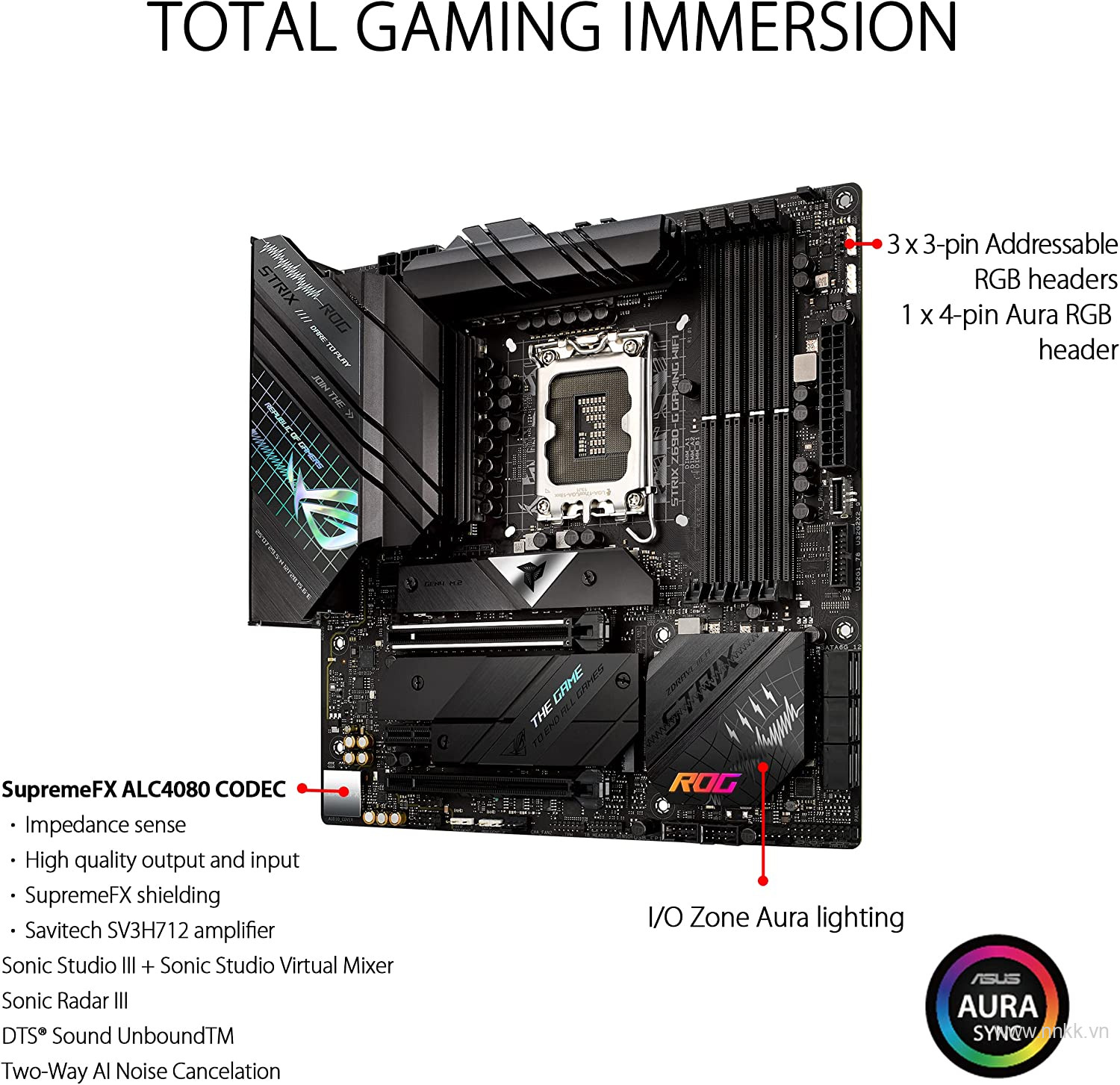 Mainboard ASUS ROG STRIX Z690-G GAMING WIFI