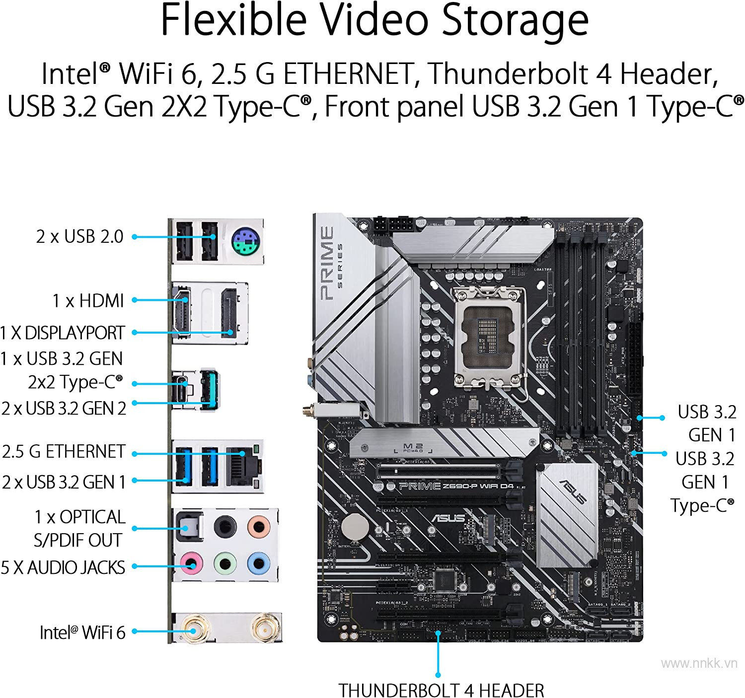 Mainboard ASUS PRIME Z690-P WIFI D4