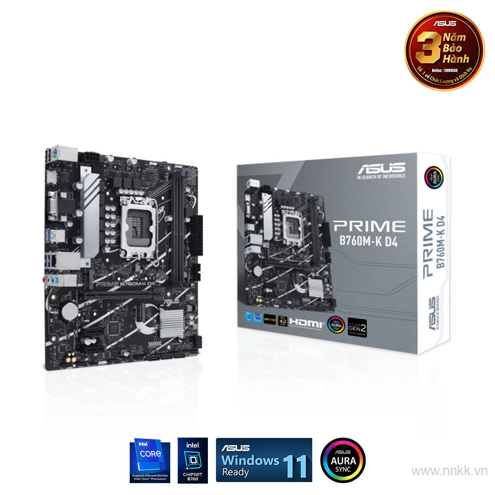 Mainboard ASUS PRIME B760M-K D4