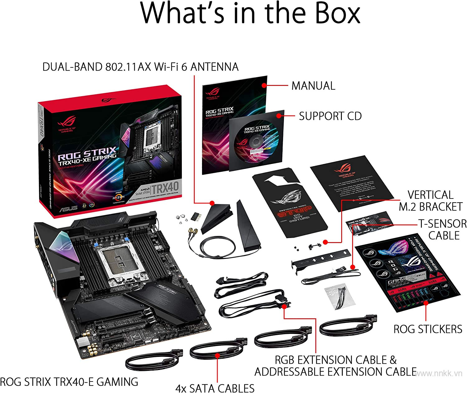 Mainboard ASUS ROG STRIX TRX40-XE GAMING