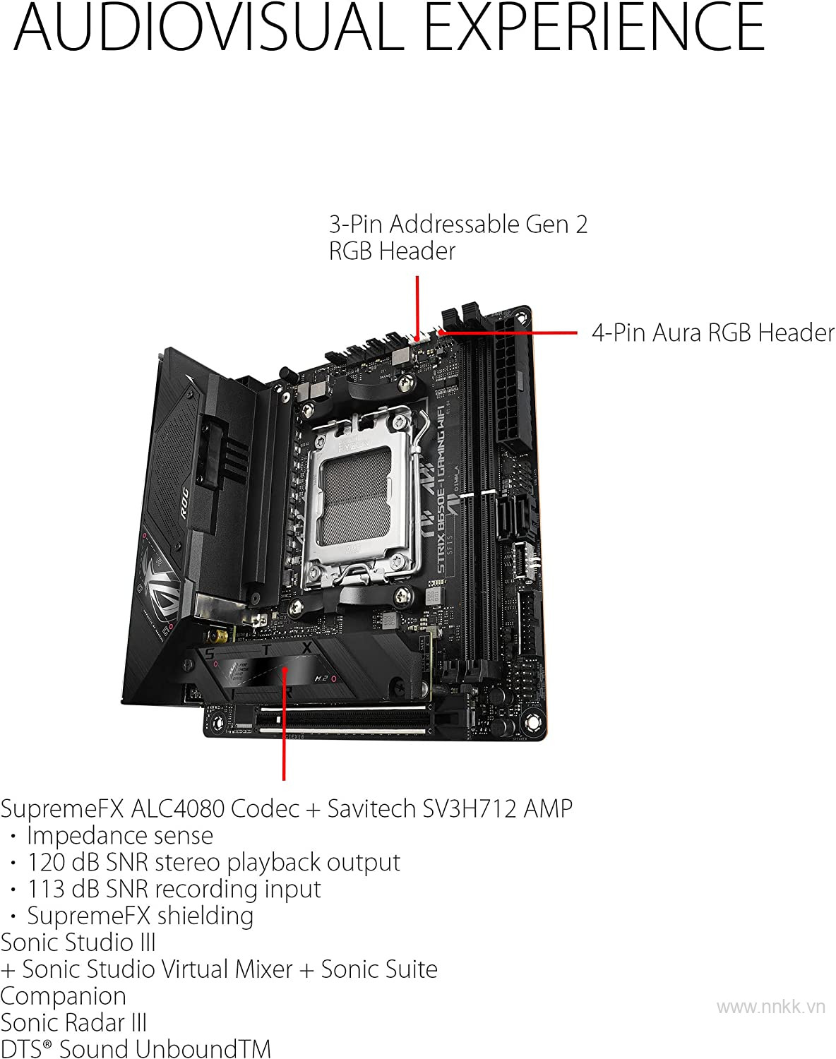 Mainboard ASUS ROG STRIX B650E-I GAMING WIFI