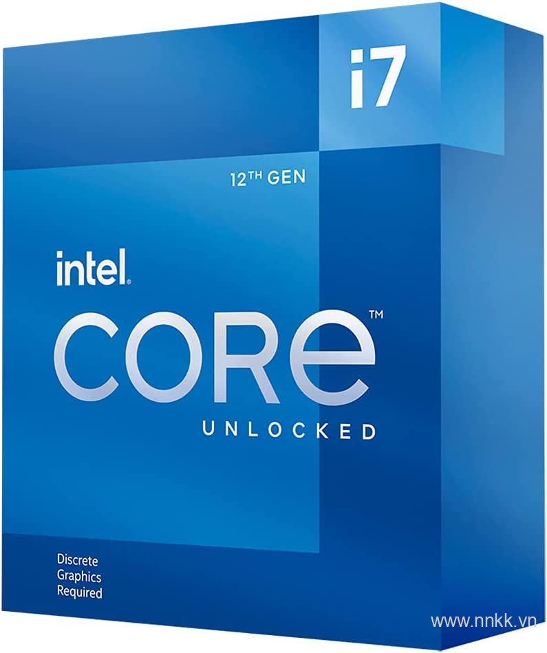 Bộ vi xử lý Intel Core i7-12700F Hàng chính hãng box