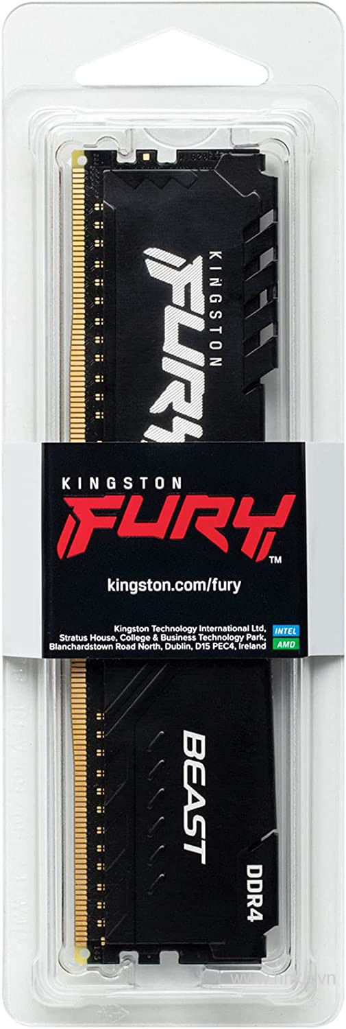 Kingston Fury 8GB 2666MHz DDR4 CL16 DIMM Beast Black