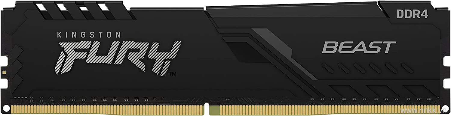 Kingston Fury 16GB 2666MHz DDR4 CL16 DIMM 1Gx8  Beast Black