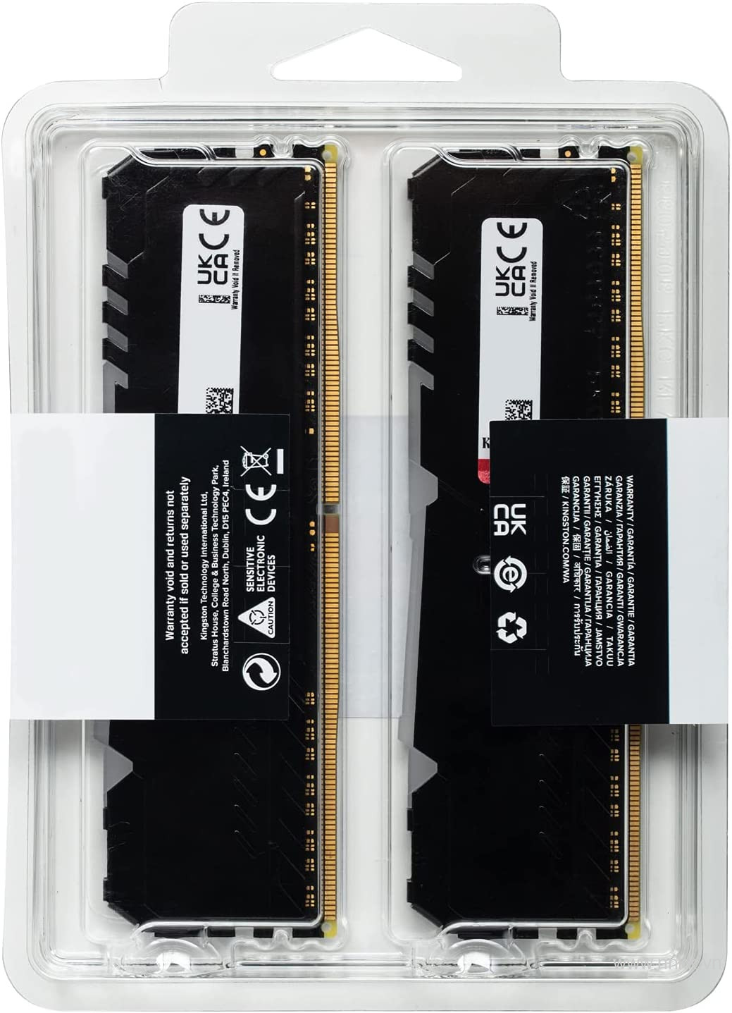 Kingston Fury 32GB 3200MHz DDR4 CL16 DIMM (Kit of 2) 1Gx8 Beast RGB