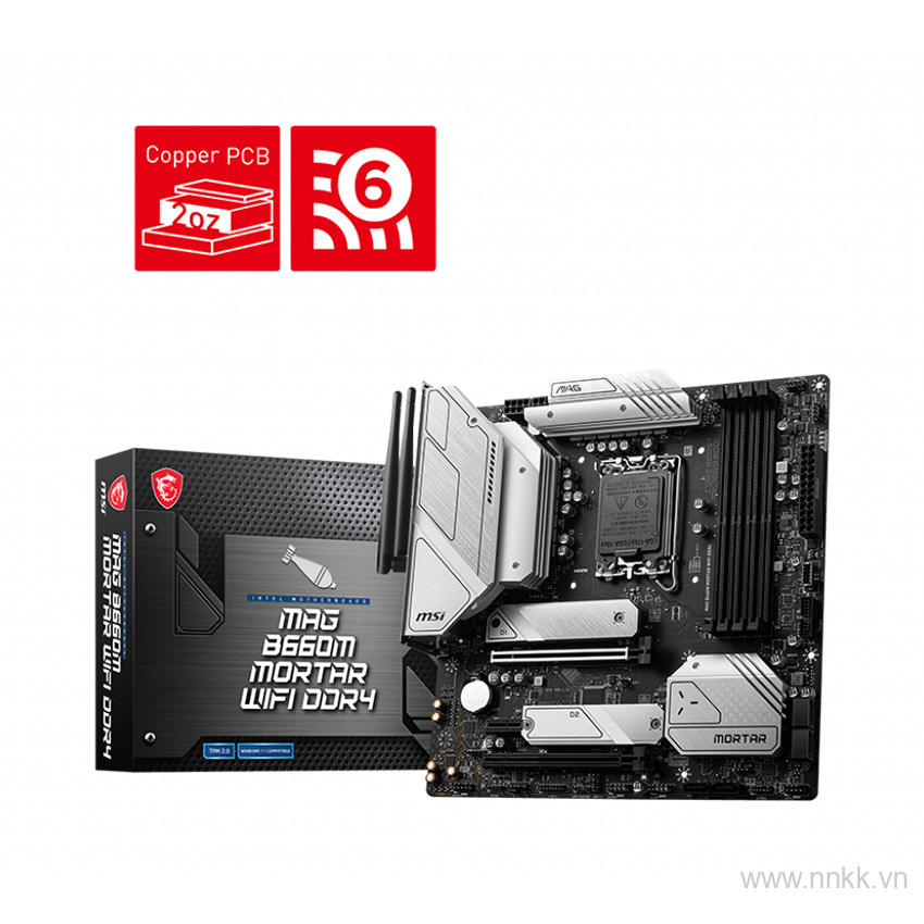 Motherboard MSI MAG B660M MORTAR WIFI DDR4 - SOCKET 1700