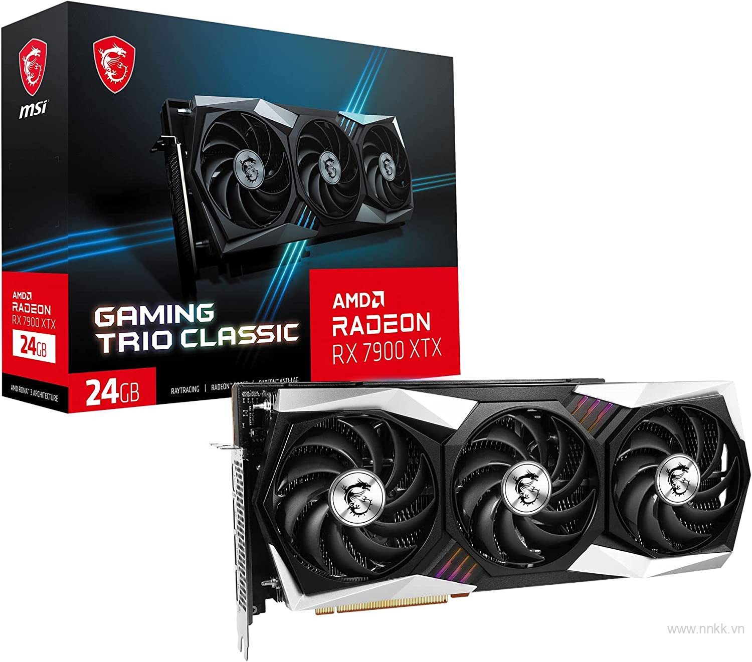 VGA MSI Gaming Radeon RX 7900 XTX Gaming Trio Classic 24G 384-Bit