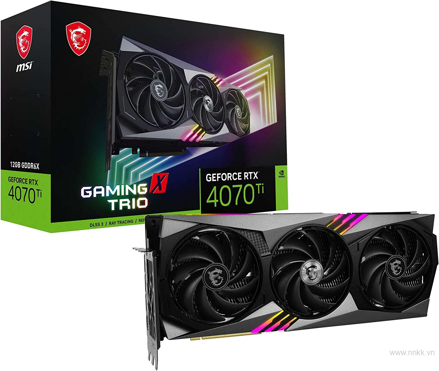 VGA MSI RTX 4070 Ti GAMING X TRIO 12G