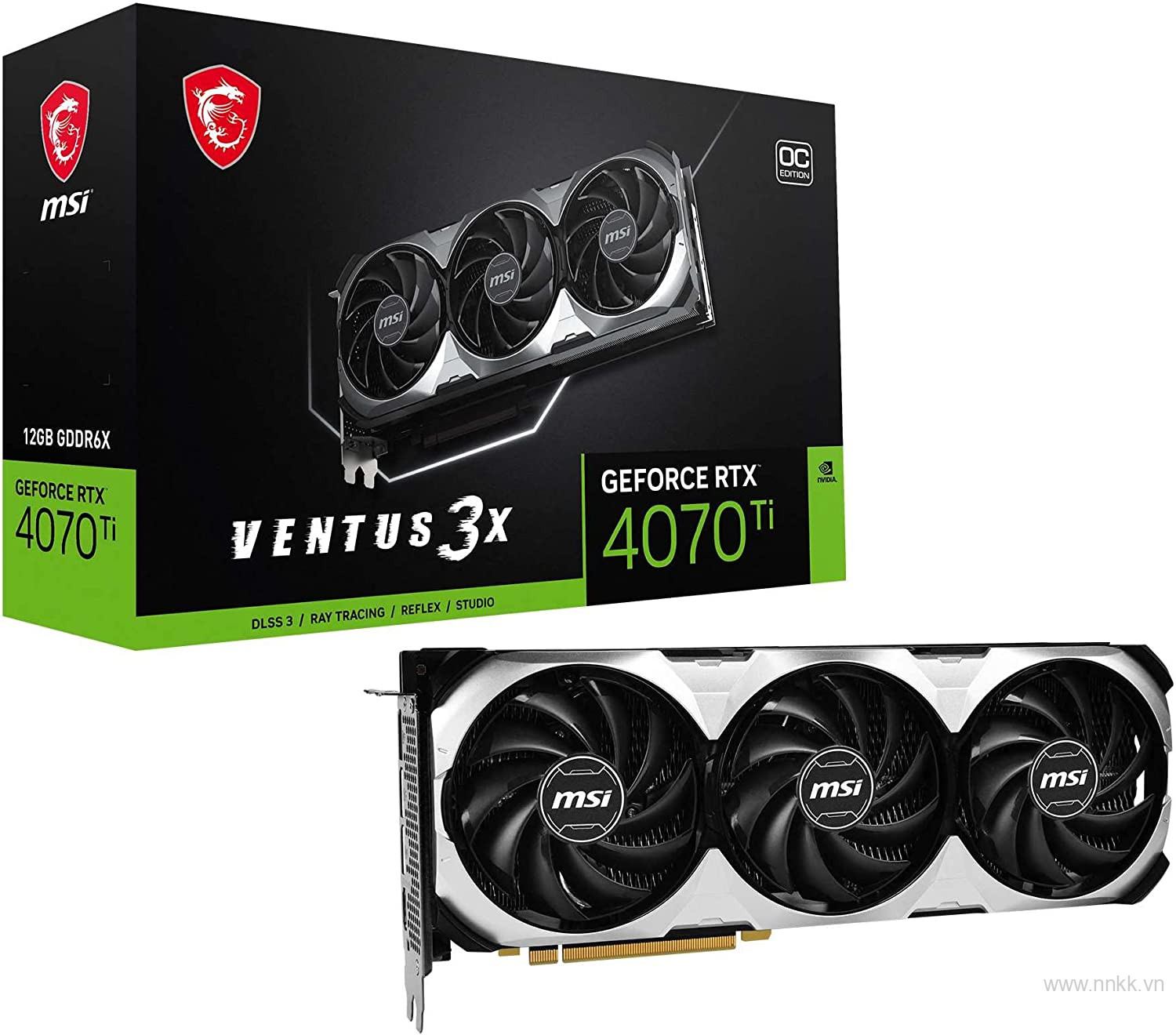 VGA MSI RTX 4070 Ti VENTUS 3X 12G