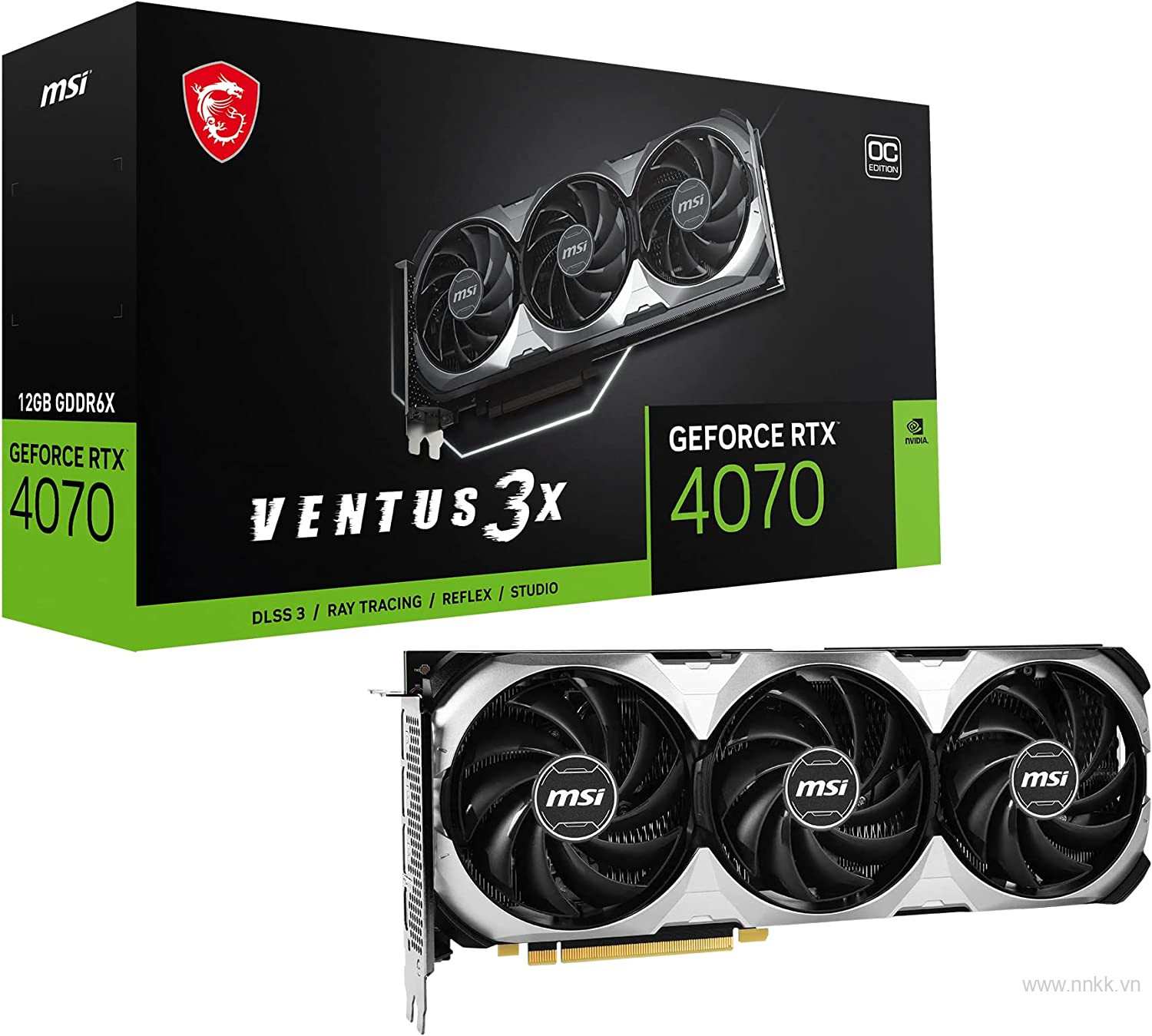 VGA MSI RTX 4070 VENTUS 3X 12G OC