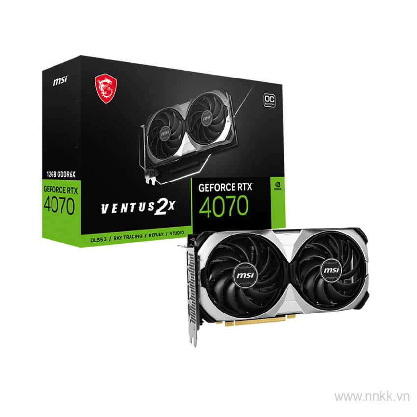 VGA MSI RTX 4070 VENTUS 2X 12G OC