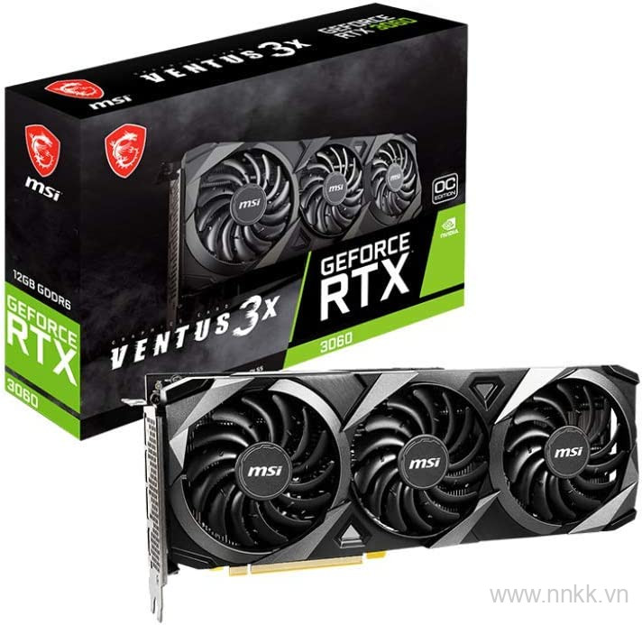 VGA MSI RTX 3060 VENTUS 3X 12G OC