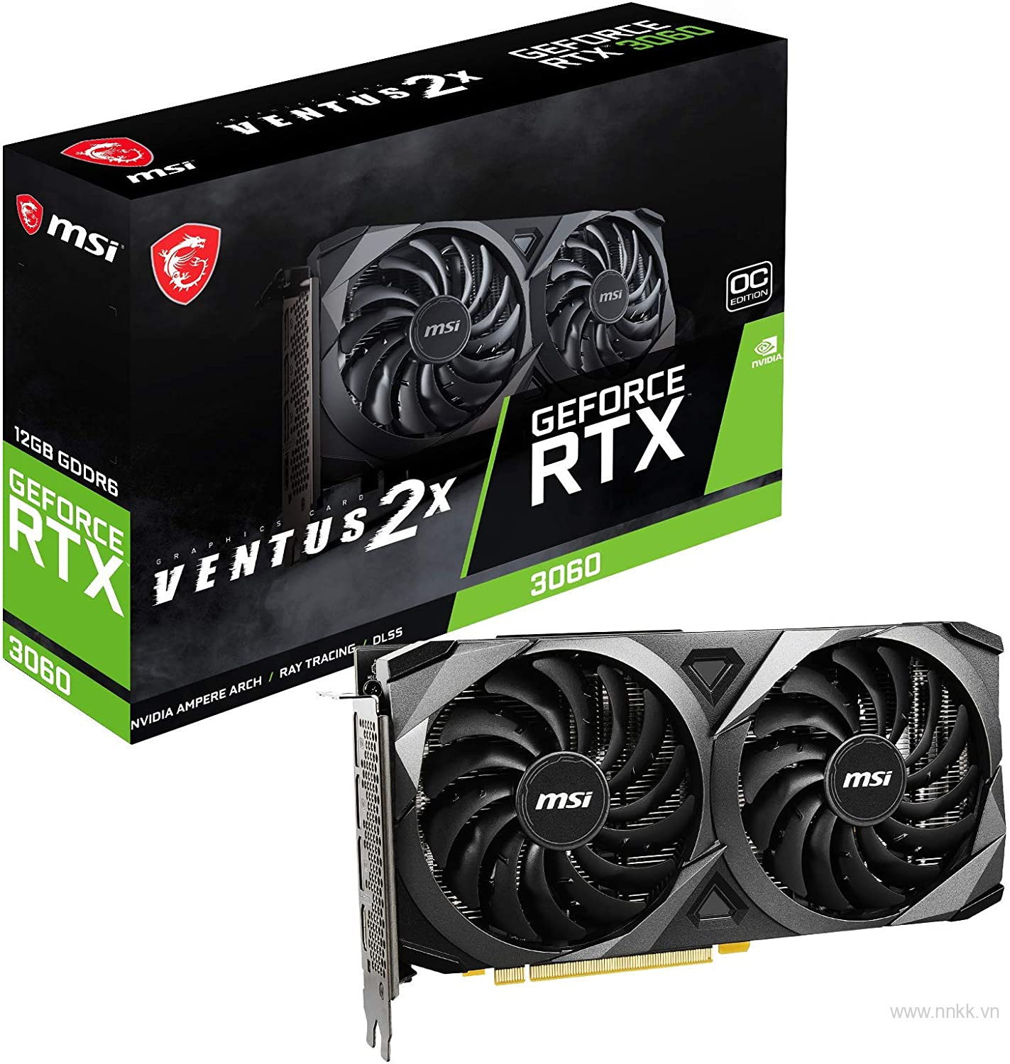 VGA MSI RTX 3060 VENTUS 2X 12G OC