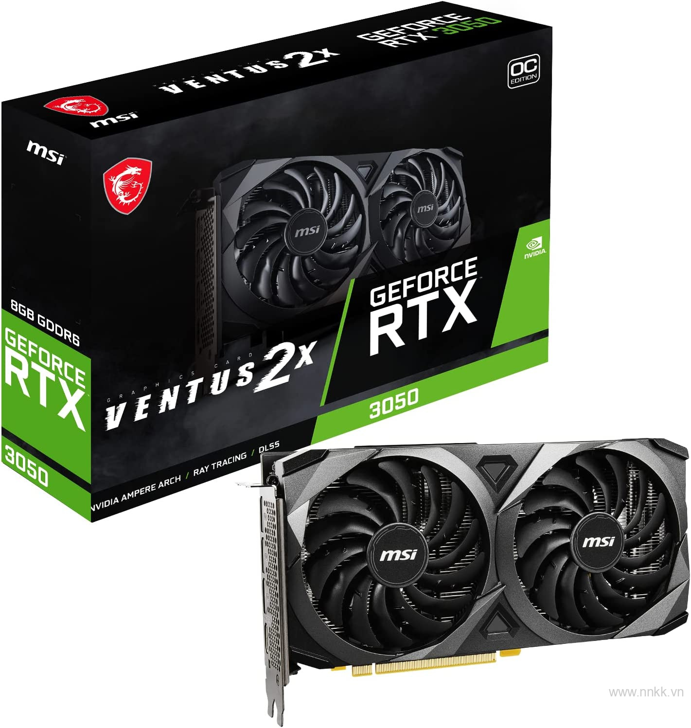 VGA MSI RTX 3050 VENTUS 2X 8G OC