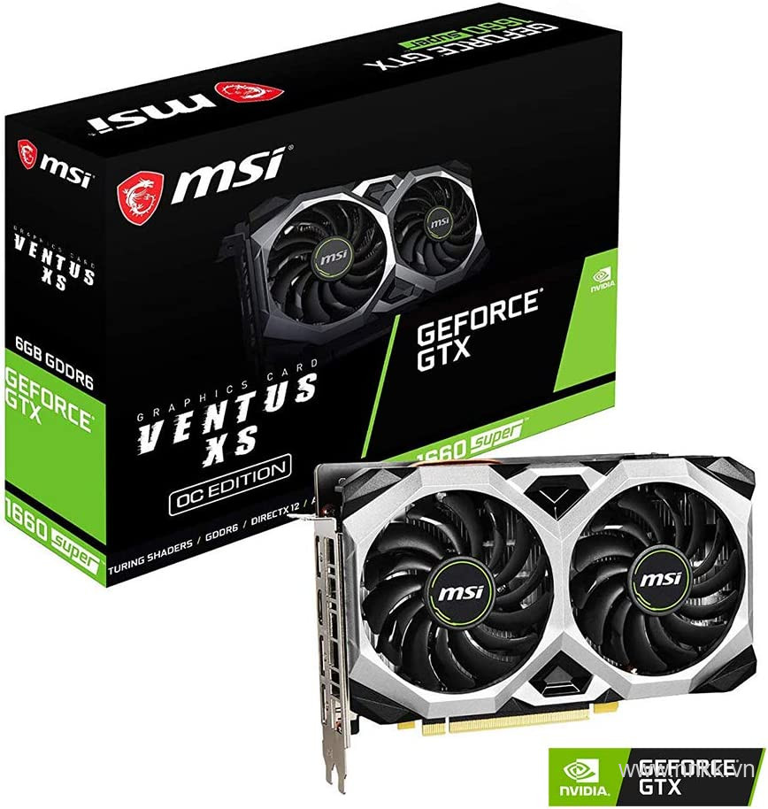 VGA MSI GTX 1660 Super VENTUS XS / XS OC