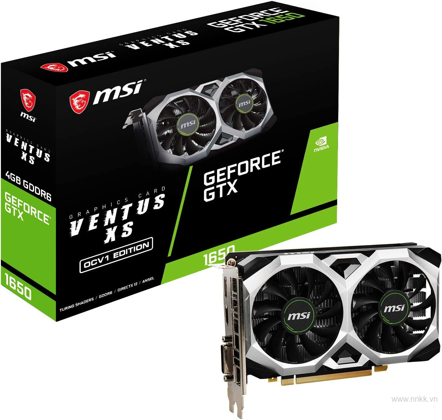 VGA MSI GTX 1650 VENTUS XS 4G OCV1